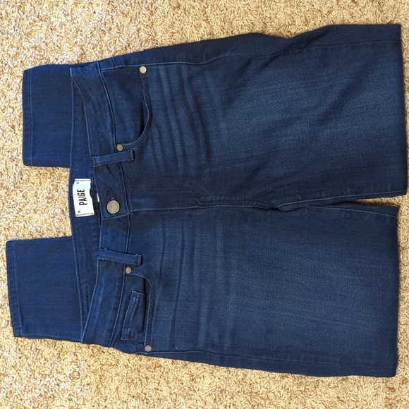 PAIGE Verdugo Ankle Dark Blue Jeans Sz 29 - Picture 7 of 11